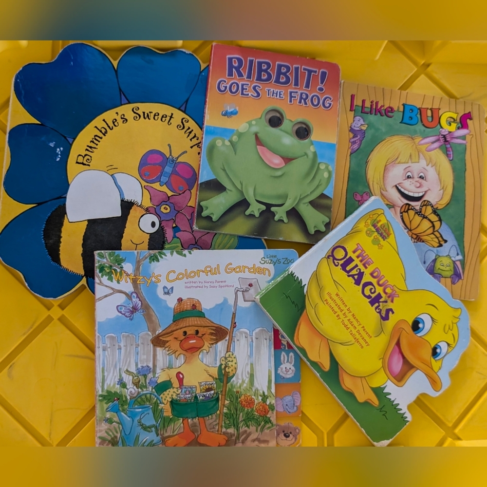 Children's Board Book Bundle: Spring & Animal Titles